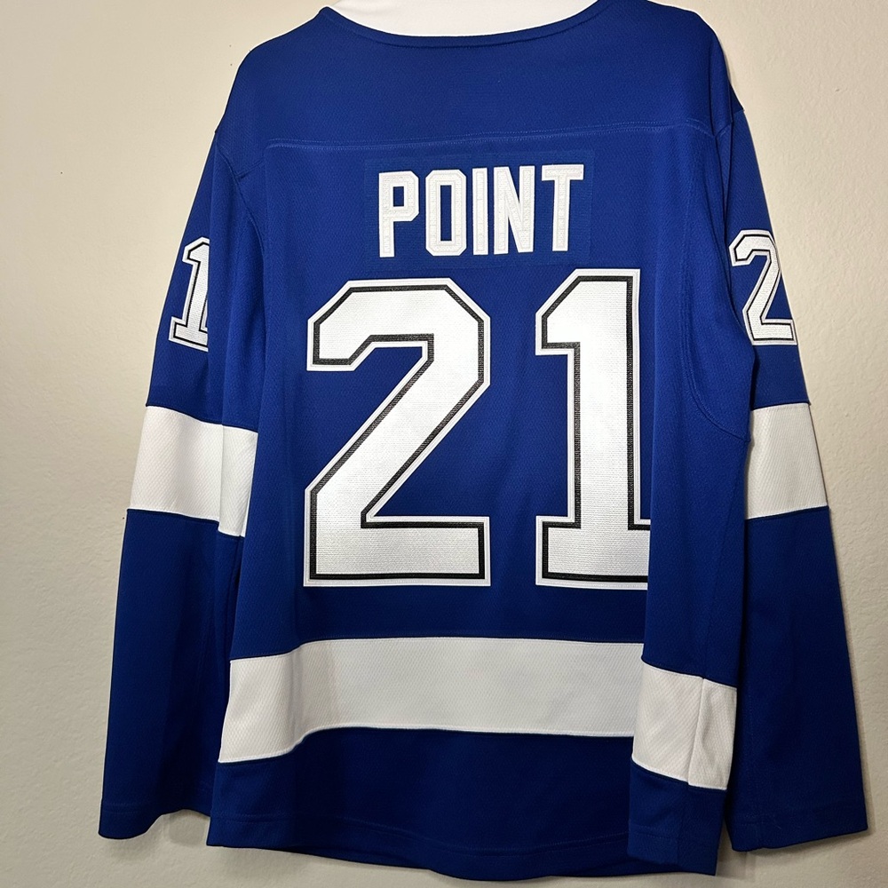 Tampa Bay Lightning Brayden Point Fanatics Home Jersey - LIKE NEW (S)